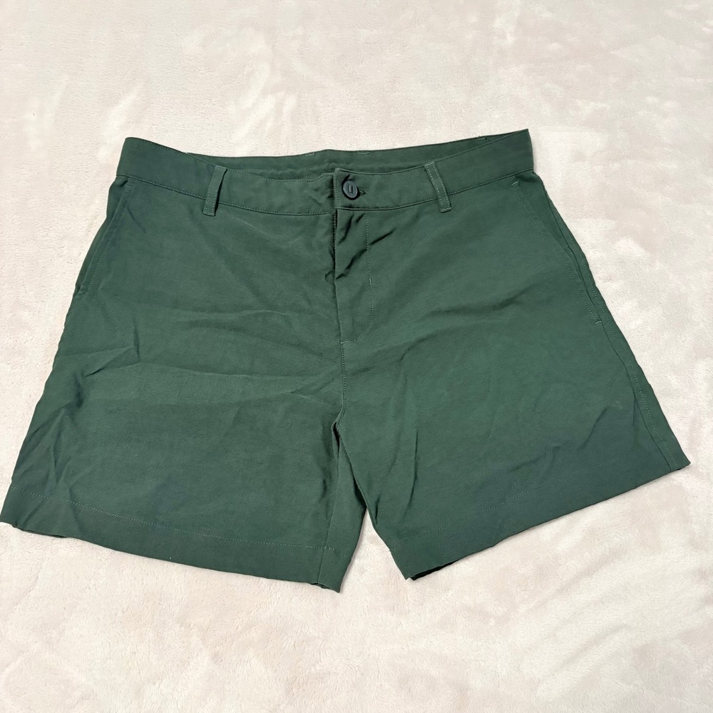 Outlier New Way Tech Shorts Mens Green size 32 F. Cloth Stretch Casual Outdoor